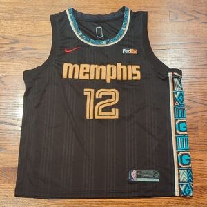 Nike Black and Gold Memphis Jersey